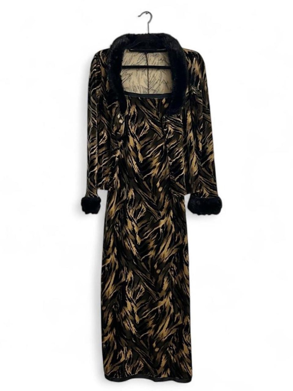 Betsey Johnson vintage velvet set, size M